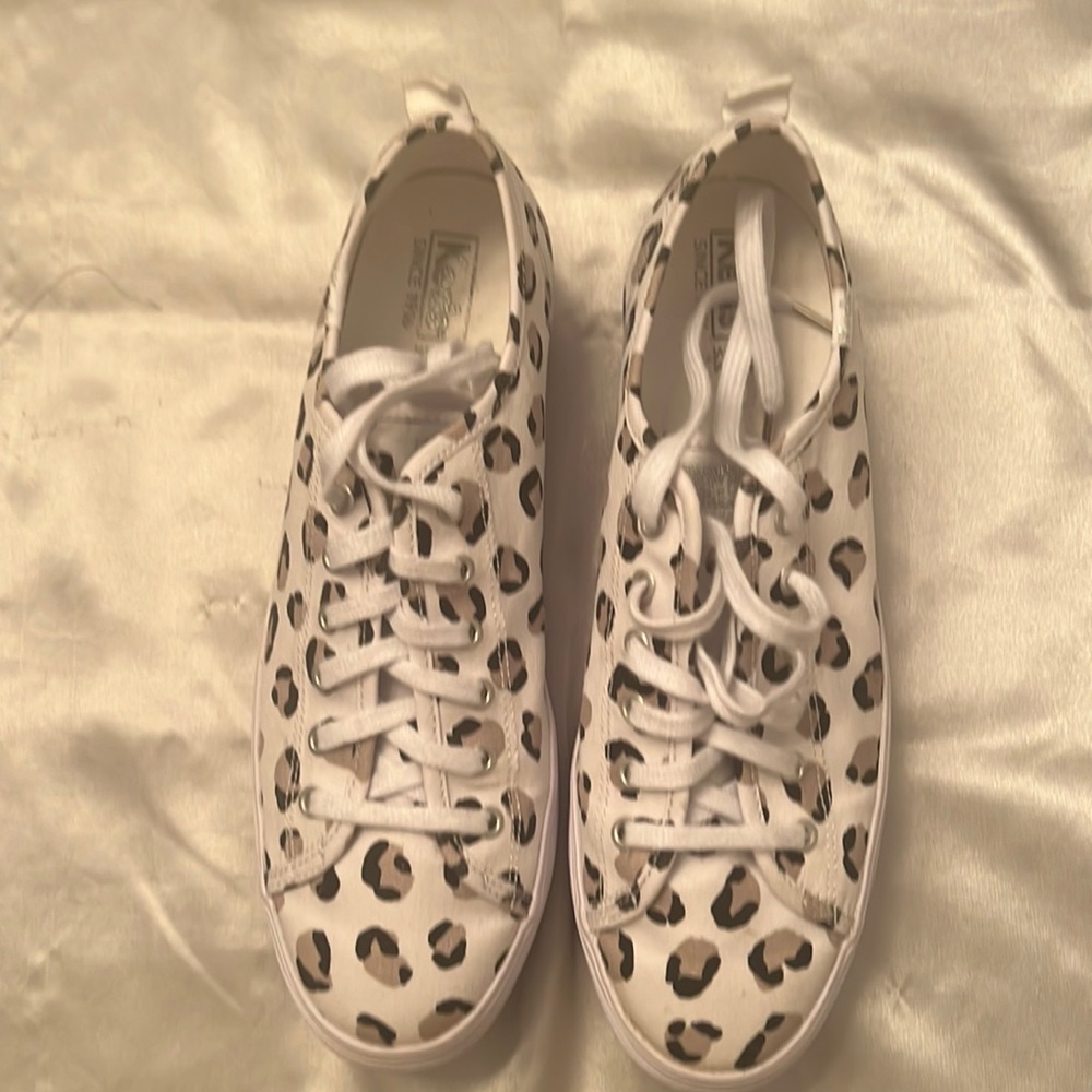 KEDS Platform Leopard Print Sneakers